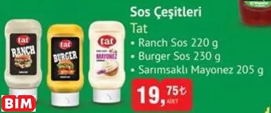 TAT SOS ÇEŞİTLERİ TAT SOS ÇEŞİTLERİ